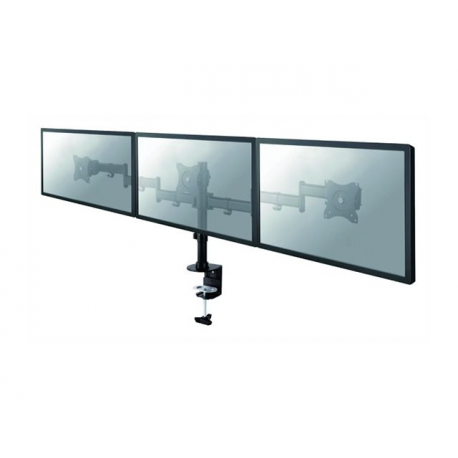 Neomounts by Newstar Select NM-D135D3 - Mounting kit - for 3 LCD displays (full-motion) - black - screen size: 10"-27" - clamp mountable, grommet, desk-mountable - 2