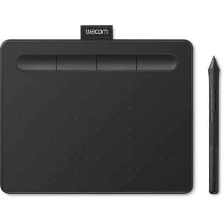 Wacom Intuos Creative Pen Small - Digitiser - 15.2 x 9.5 cm - electromagnetic - 4 buttons - wired - USB - black - 0