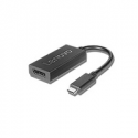 Lenovo - USB / DisplayPort adapter - USB-C (M) to DisplayPort (F) - DisplayPort 1.2a - 4K support - for ThinkBook 14s Yoga G2 IAP; ThinkPad L13 Yoga Gen 3; P1 Gen 5; T14s Gen 3; X1 Nano Gen 2