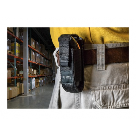 Socket Hoster with Rotating Belt Clip - Holster bag for barcode reader - Lycra, polypropylene - for DuraScan D600, D700, D730, D750; Cordless Hand Scanner (CHS) 7Ci, 7Mi, 7Qi - 2