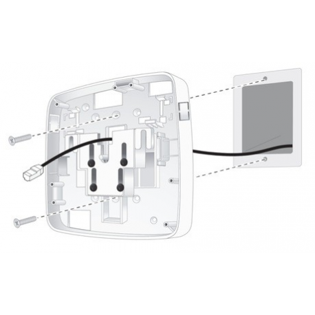 HPE Aruba - Network device mounting kit - white - for HPE Aruba AP-207, 304, 305, 334; Instant IAP-207, 214, 215, 224, 225, 304, 305, 324, 325 - 1