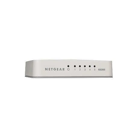 NETGEAR GS605v4 - Switch - unmanaged - 5 x 10 / 100 / 1000 - desktop - 1