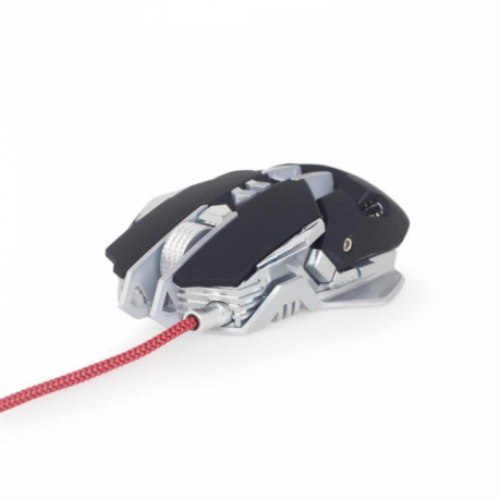 Gembird MUSG-05 - Mouse - ergonomic - optical - 7 buttons - wired - USB 2.0 - 2