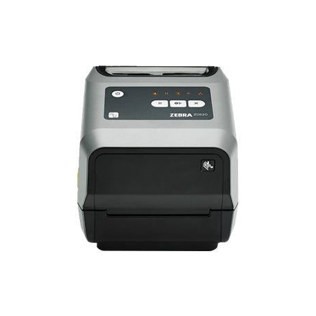 Zebra ZD620 - Label printer - thermal transfer - Roll (11.8 cm) - 300 dpi - up to 152 mm / sec - USB 2.0, LAN, serial, USB host, Wi-Fi(ac), Bluetooth 4.1, Bluetooth LE - tear bar - grey - 0