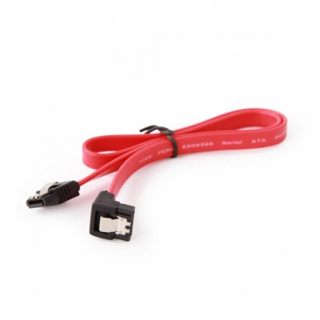 Cablexpert - SATA cable - Serial ATA 150/300/600 - SATA (M) angled to SATA (M) - 50 cm - flat - 1
