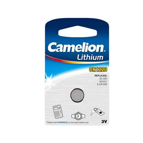 Camelion Lithium Button celles 3V (CR1220), 1-pack - 1