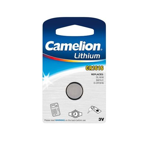 Camelion Lithium Button celles 3V (CR1616), 1-pack - 1