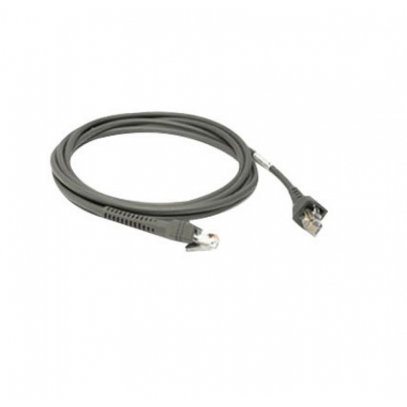 Zebra - Power / data cable - USB, DB-9 - 2.74 m - coiled - for Zebra DS3608-ER - 0