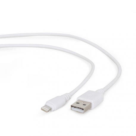 Cablexpert - Lightning cable - USB male to Lightning male - 1 m - shielded - white - for Apple iPad / iPhone / iPod (Lightning) - 0