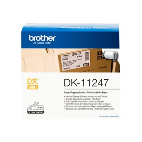 Brother DK-11247 - Black on white - 103 x 164 mm 180 label(s) (1 roll(s) x 180) labels - for Brother QL-1050, QL-1060N, QL-1100 - 1