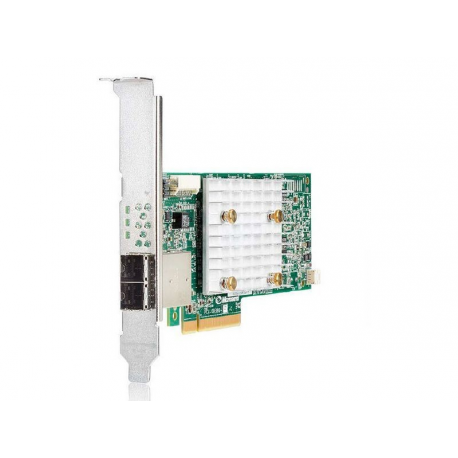 HPE Smart Array E208e-p SR Gen10 - Storage controller (RAID) - 8 Channel - SATA 6Gb / s  /  SAS 12Gb / s - RAID 0, 1, 5, 10 - PCIe 3.0 x8 - for ProLiant DL325 Gen10, DL345 Gen10, DL360 Gen10, DL380 Gen10, ML30 Gen10, XL220n Gen10 - 1