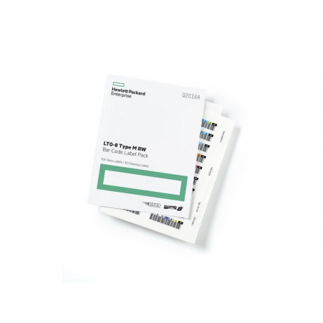 HPE LTO-8 Ultrium RW Bar Code Label Pack - Bar code labels - 1