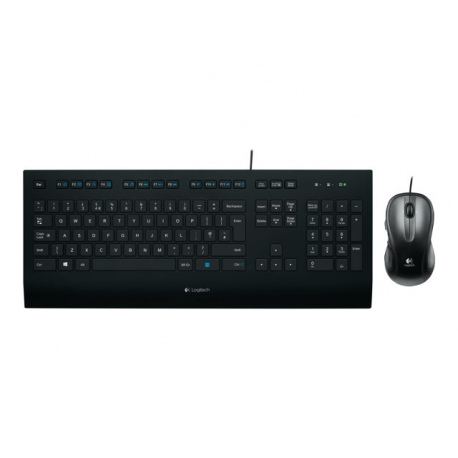 Logitech Corded K280e - Keyboard - USB - Nordic - 5