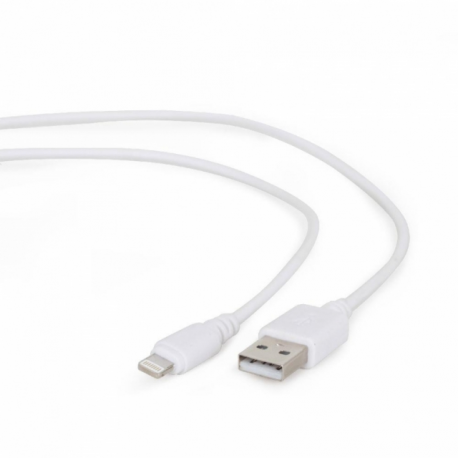 Cablexpert - Lightning cable - USB male to Lightning male - 1 m - shielded - white - for Apple iPad / iPhone / iPod (Lightning) - 2