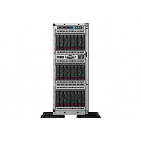 HPE ProLiant ML350 Gen10 Entry - Server - tower - 4U - 2-way - 1 x Xeon Bronze 3106  /  1.7 GHz - RAM 16 GB - SATA - hot-swap 3.5" bay(s) - no HDD - GigE - monitor: none - 2