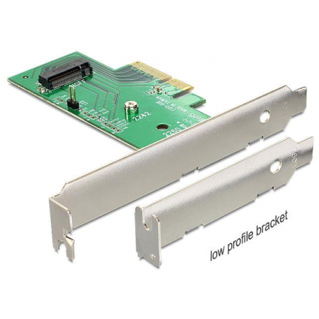 DeLOCK PCI Express Card > 1 x internal M.2 NGFF - Storage controller - 1 Channel - M.2 Card - PCIe 3.0 x4 - 0