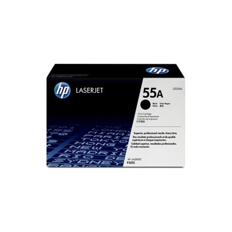 HP 55A - Black - original - LaserJet - toner cartridge (CE255A) - for LaserJet Enterprise MFP M525, P3015; LaserJet Enterprise Flow MFP M525 - 2