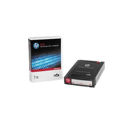 HPE RDX - RDX cartridge - 1 TB  /  2 TB - for ProLiant MicroServer Gen10; StorageWorks RDX Removable Disk Backup System DL Server Module - 1