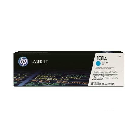 HP 131A - Cyan - original - LaserJet - toner cartridge (CF211A) - for LaserJet Pro 200 M251n, 200 M251nw, MFP M276n, MFP M276nw - 1
