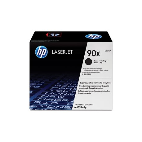 HP 90X - High Yield - black - original - LaserJet - toner cartridge (CE390X) - for LaserJet Enterprise 600 M602, 600 M603, M4555 - 2