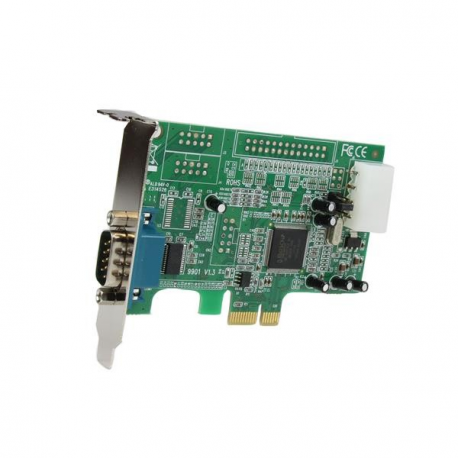 StarTech.com 1 Port Low Profile Native RS232 PCI Express Serial Card with 16550 UART (PEX1S553LP) - Serial adapter - PCIe low profile - RS-232 - 2