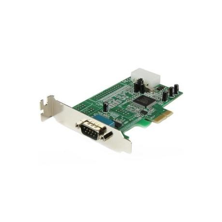 StarTech.com 1 Port Low Profile Native RS232 PCI Express Serial Card with 16550 UART (PEX1S553LP) - Serial adapter - PCIe low profile - RS-232 - 5