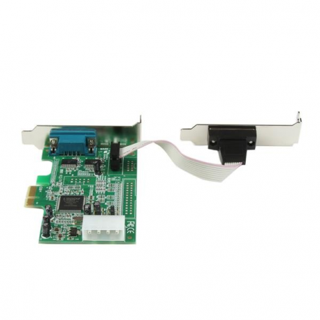 StarTech.com 2 Port Low Profile Native RS232 PCI Express Serial Card with 16550 UART - PCIe RS232 - PCI-E Serial Card (PEX2S553LP) - Serial adapter - PCIe low profile - RS-232 x 2 - 3