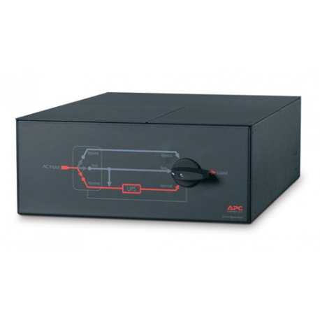 APC Service Bypass Panel - Bypass switch (rack-mountable) - AC 230 V - output connectors: 3 - 4U - 19" - black - for Symmetra 12KVA, 16KVA, 4KVA, 6kVA, 8KVA - 1