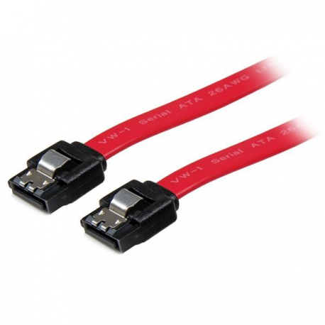 StarTech.com Latching SATA Cable - SATA cable - Serial ATA 150 / 300 / 600 - SATA (R) to SATA (R) - 15 cm - latched - red - for P / N: 10P6G-PCIE-SATA-CARD, 2P6G-PCIE-SATA-CARD, 4P6G-PCIE-SATA-CARD, 6P6G-PCIE-SATA-CARD - 3