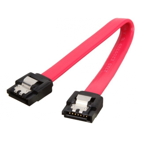 StarTech.com Latching SATA Cable - SATA cable - Serial ATA 150 / 300 / 600 - SATA (R) to SATA (R) - 15 cm - latched - red - for P / N: 10P6G-PCIE-SATA-CARD, 2P6G-PCIE-SATA-CARD, 4P6G-PCIE-SATA-CARD, 6P6G-PCIE-SATA-CARD - 5