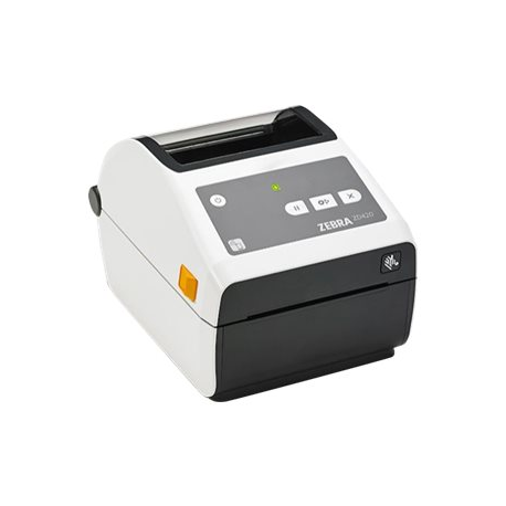 Zebra ZD420t - Healthcare - label printer - thermal transfer - Roll (11.8 cm) - 300 dpi - up to 102 mm / sec - USB 2.0, LAN, Bluetooth, USB host, NFC - tear bar - white - 2