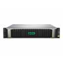 HPE Modular Smart Array 2052 SAS Dual Controller SFF Storage - Solid state / hard drive array - 1.6 TB - 24 bays (SAS-3) - SSD 800 GB x 2 - rack-mountable - 2U