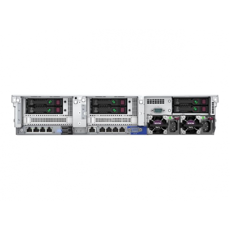HPE ProLiant DL380 Gen10 Solution - Server - rack-mountable - 2U - 2-way - 1 x Xeon Silver 4110 / 2.1 GHz - RAM 16 GB - SAS - hot-swap 2.5" bay(s) - no HDD - GigE - monitor: none - HPE Smart Buy - 1