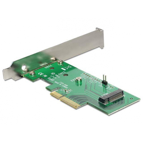 DeLOCK PCI Express Card > 1 x internal M.2 NGFF - Storage controller - 1 Channel - M.2 Card - PCIe 3.0 x4 - 1