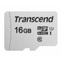 Transcend 300S - Flash memory card - 16 GB - UHS-I U1  /  Class10 - microSDHC
