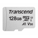 Transcend 300S - Flash memory card - 128 GB - A1 / Video Class V30 / UHS-I U3 - microSDXC