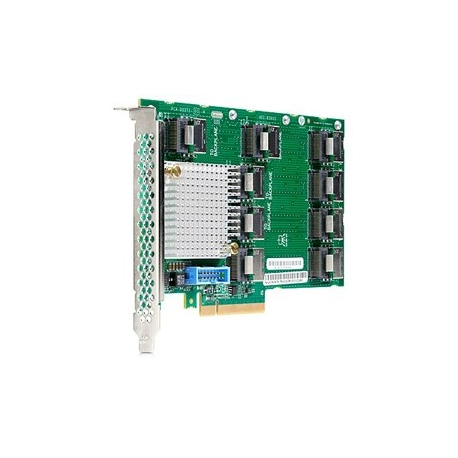 HPE SAS Expander Card - Storage controller upgrade card - 26 Channel - SATA 6Gb / s  /  SAS 12Gb / s - PCIe - for ProLiant DL360 Gen9, DL380 Gen9 - 2