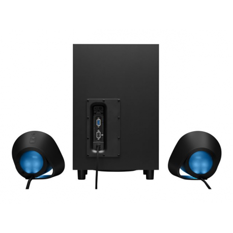 Logitech G560 - Speaker system - for PC - 2.1-channel - wireless - Bluetooth - USB - 120 Watt (Total) - 5