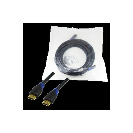 LogiLink High Speed with Ethernet - HDMI cable with Ethernet - HDMI male to HDMI male - 10 m - black - 4K support - 4