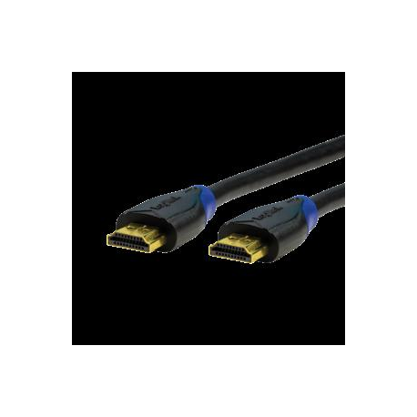 LogiLink High Speed with Ethernet - HDMI cable with Ethernet - HDMI male to HDMI male - 15 m - black - 4K support - 3