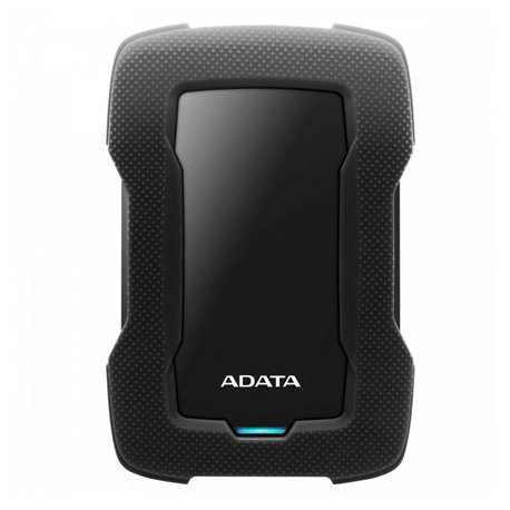 ADATA HD330 - Hard drive - 2 TB - external (portable) - USB 3.1 - 256-bit AES - black - 2