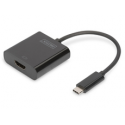 DIGITUS - External video adapter - USB-C 3.1 - HDMI - black