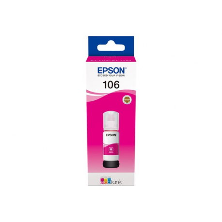 Epson 106 - 70 ml - magenta - original - ink tank - for EcoTank ET-7700, ET-7750, L7160, L7180; Expression Premium ET-7700, ET-7750 - 2