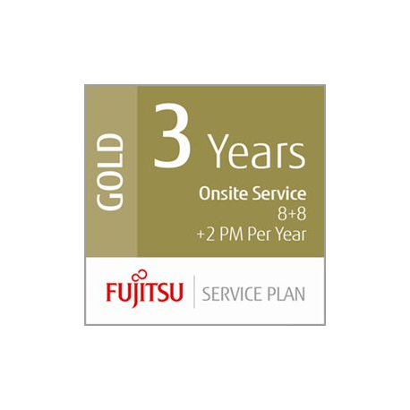 Fujitsu Scanner Service Program 3 Year Gold Service Plan for Fujitsu Low-Volume Production Scanners - Extended service agreement (extension) - parts and labour - 3 years - on-site - 8x5 - response time: 8 h - repair time: 8 hours - for fi-7600, 7700, 7700S - 0