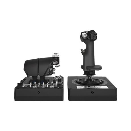 Logitech X56 H.O.T.A.S. - Joystick and throttle - wired - for PC - 0
