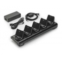 Zebra 5-Slot Docking Cradle - Printer charging cradle - output connectors: 5 - United Kingdom - for ZQ300 Series