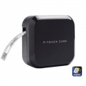 Brother P-Touch Cube Plus PT-P710BT - Label printer - thermal transfer - Roll (2.4 cm) - 180 x 360 dpi - up to 68 labels / min - USB 2.0, Bluetooth - cutter