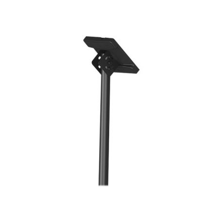 Multibrackets M Public Ceilingmount Medium Single - Mounting kit (ceiling plate, tilt ceiling mount, VESA adapter) - for LCD display - steel - black - screen size: 32"-55" - ceiling mountable - 6