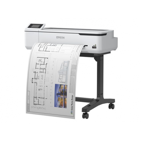 Epson SureColor SC-T3100 - 24" large-format printer - colour - ink-jet - Roll A1 (61.0 cm) - 2400 x 1200 dpi - Gigabit LAN, Wi-Fi(n), USB 3.0 - cutter - 1