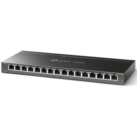 TP-Link TL-SG116E Unmanaged Pro - Switch - unmanaged - 16 x 10 / 100 / 1000 - desktop - 4